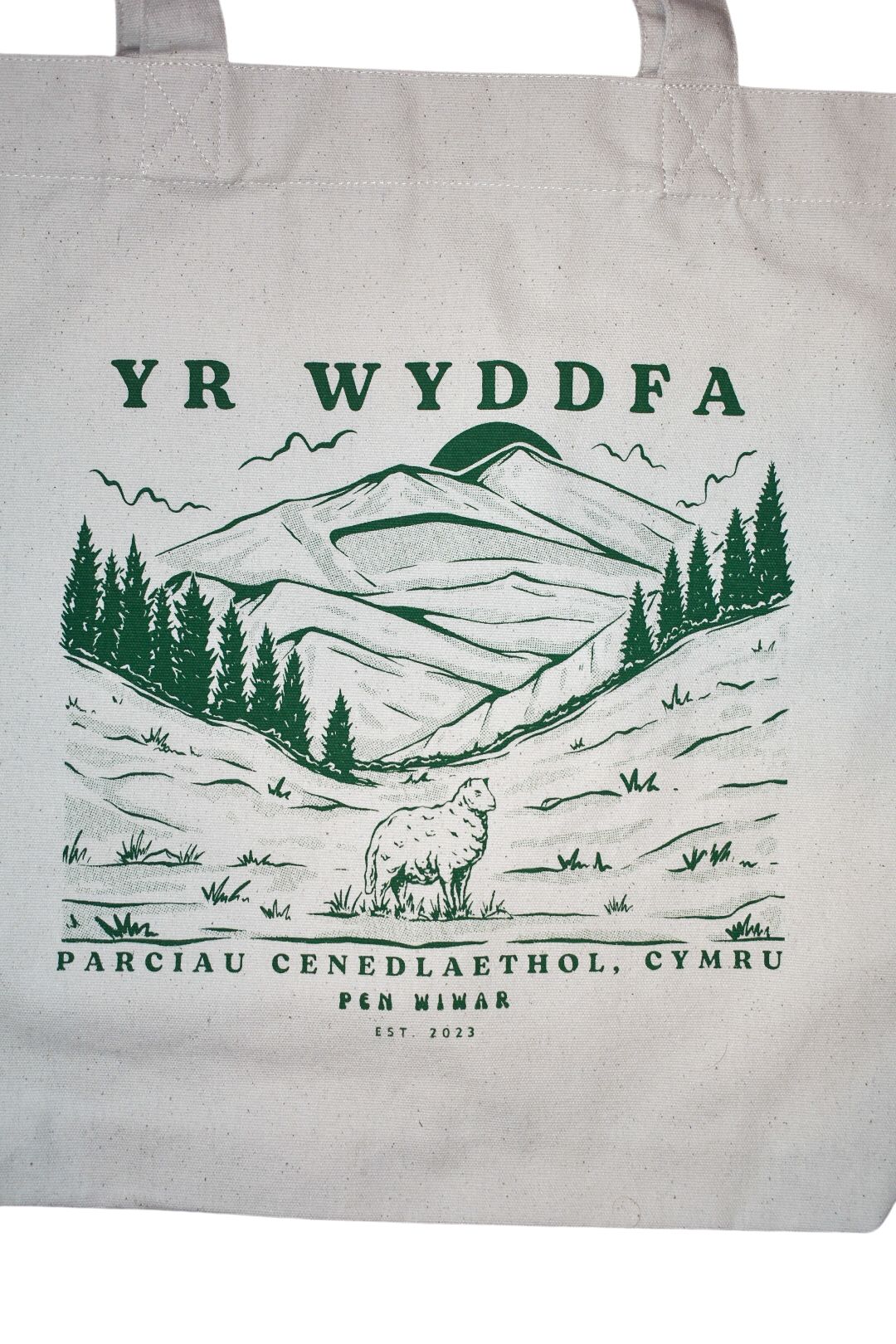 Yr Wyddfa Recycled Woven Tote Bag