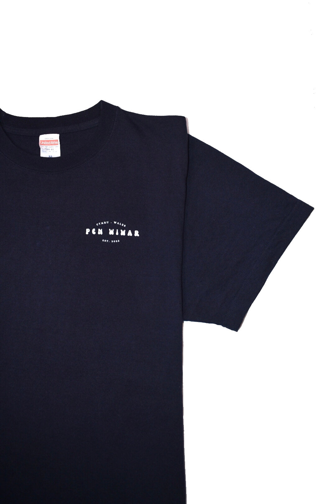 Yr Wyddfa Relaxed Fit Tee in Navy