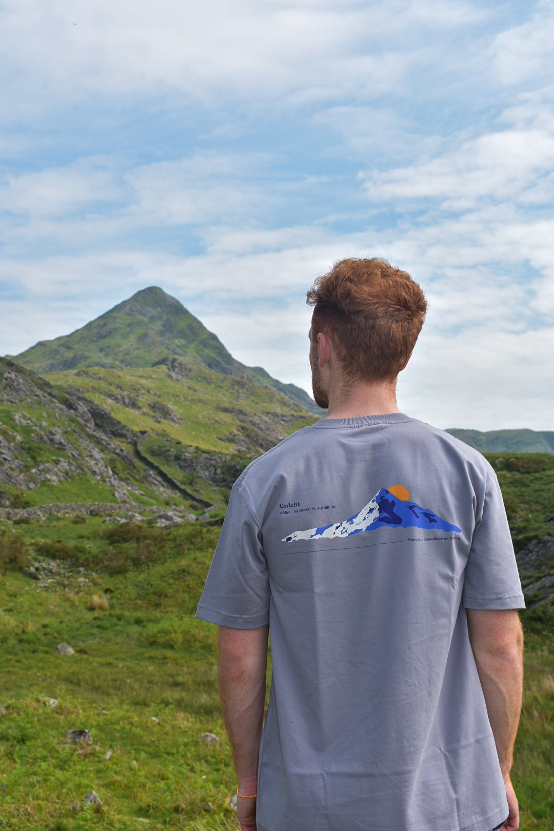 Cnicht Relaxed fit Tee in Slate Grey