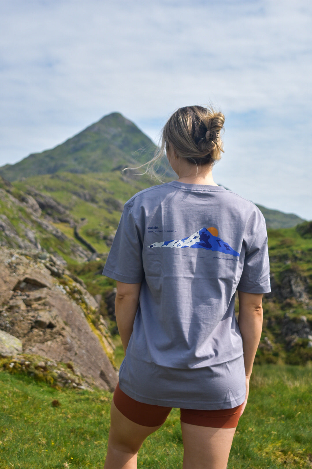 Cnicht Relaxed fit Tee in Slate Grey