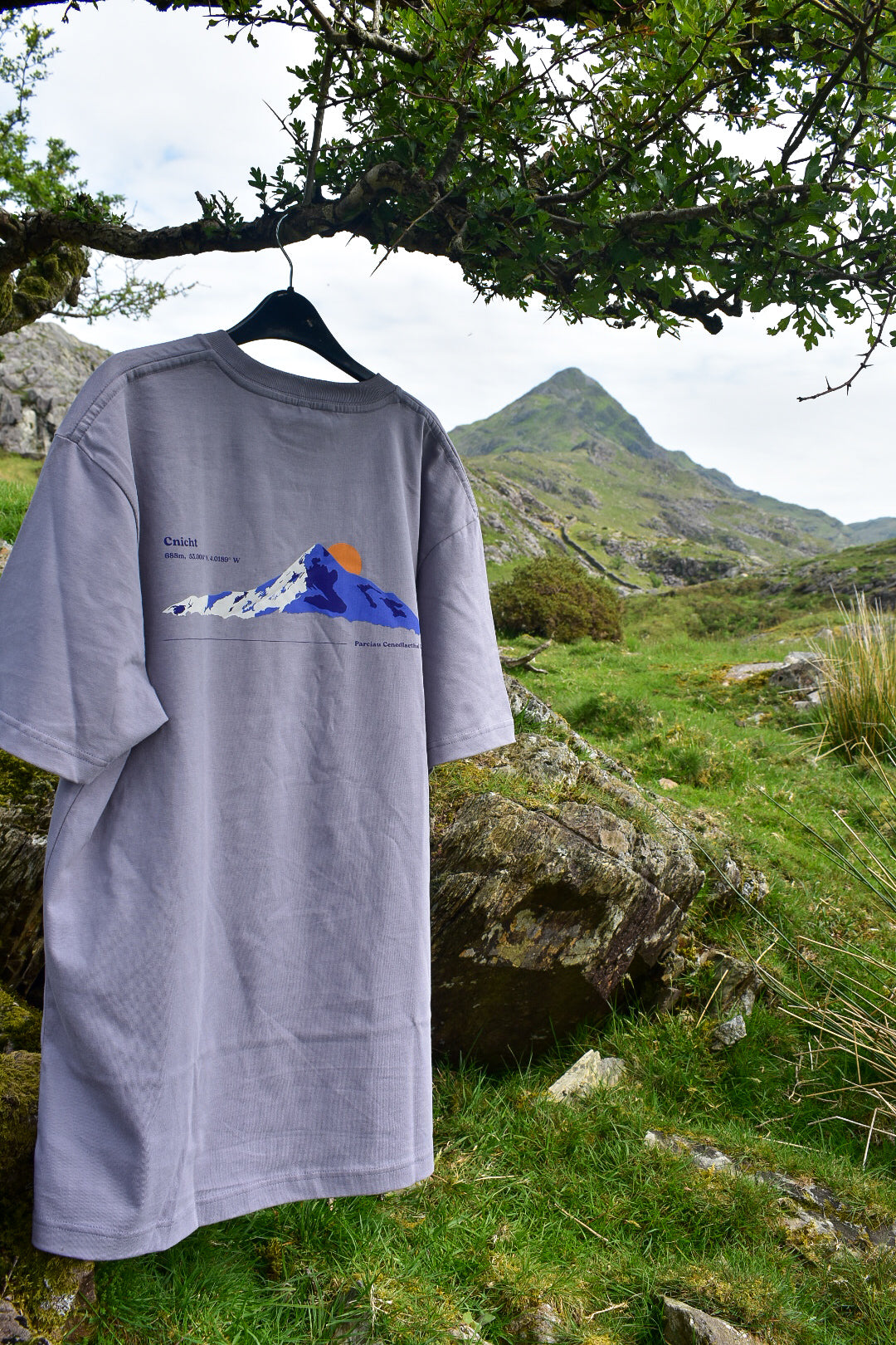 Cnicht Relaxed fit Tee in Slate Grey