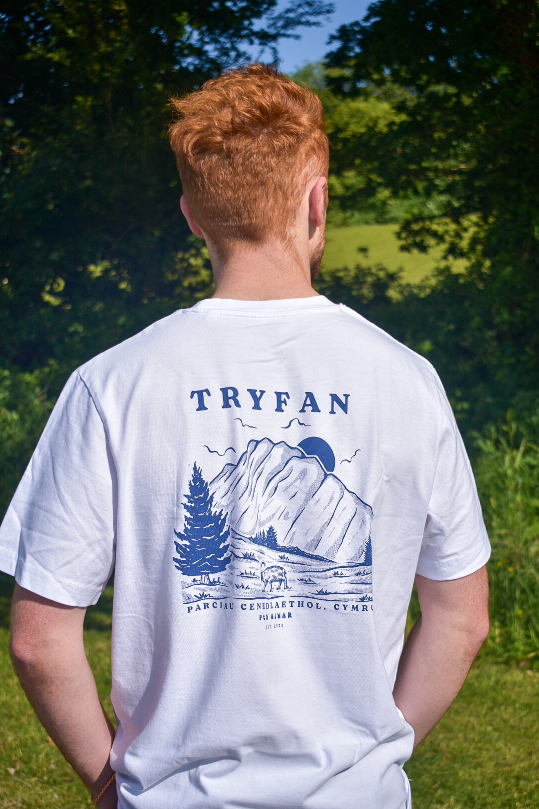 Tryfan Relaxed fit Tee in White