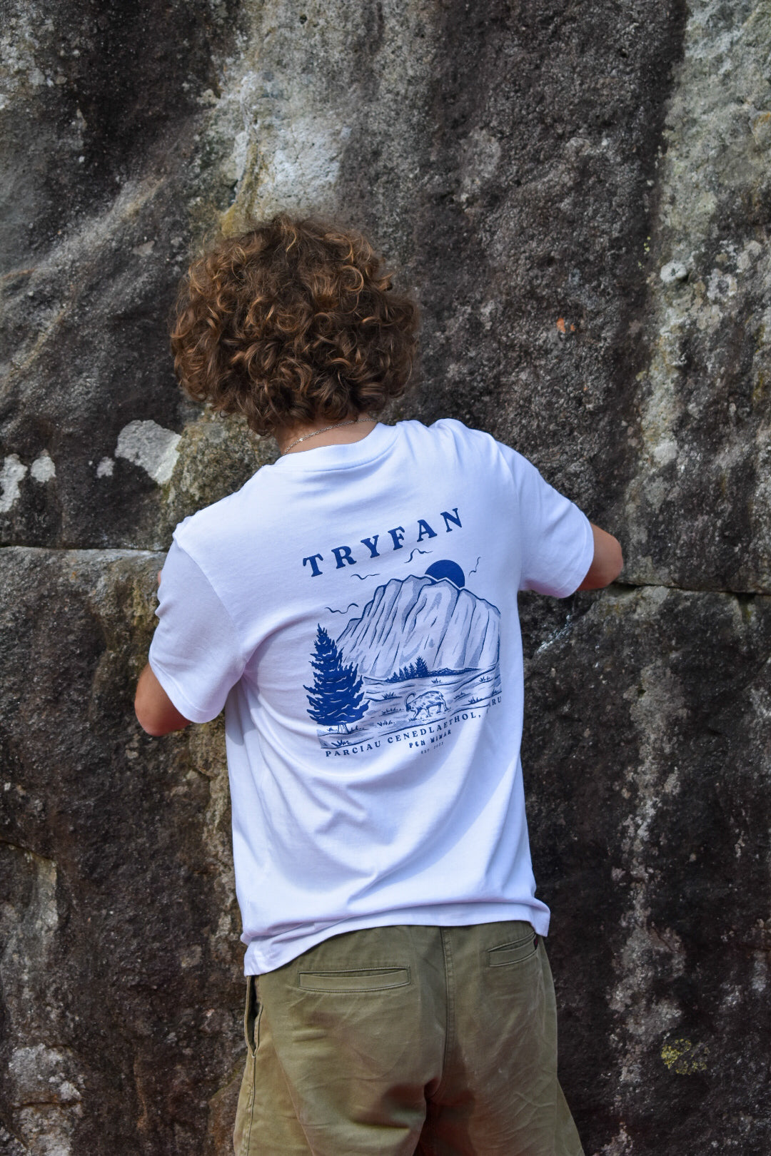 Tryfan Relaxed fit Tee in White
