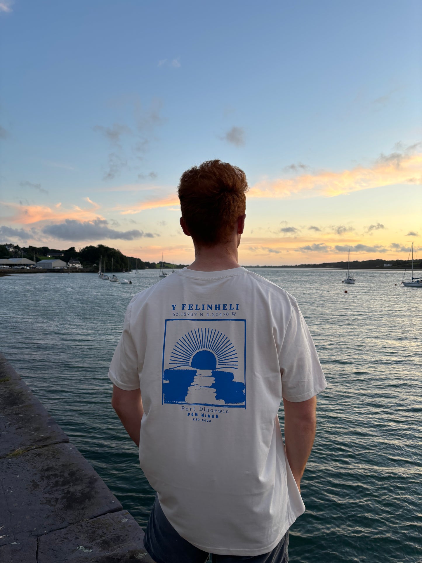 Felinheli Tee in off-white