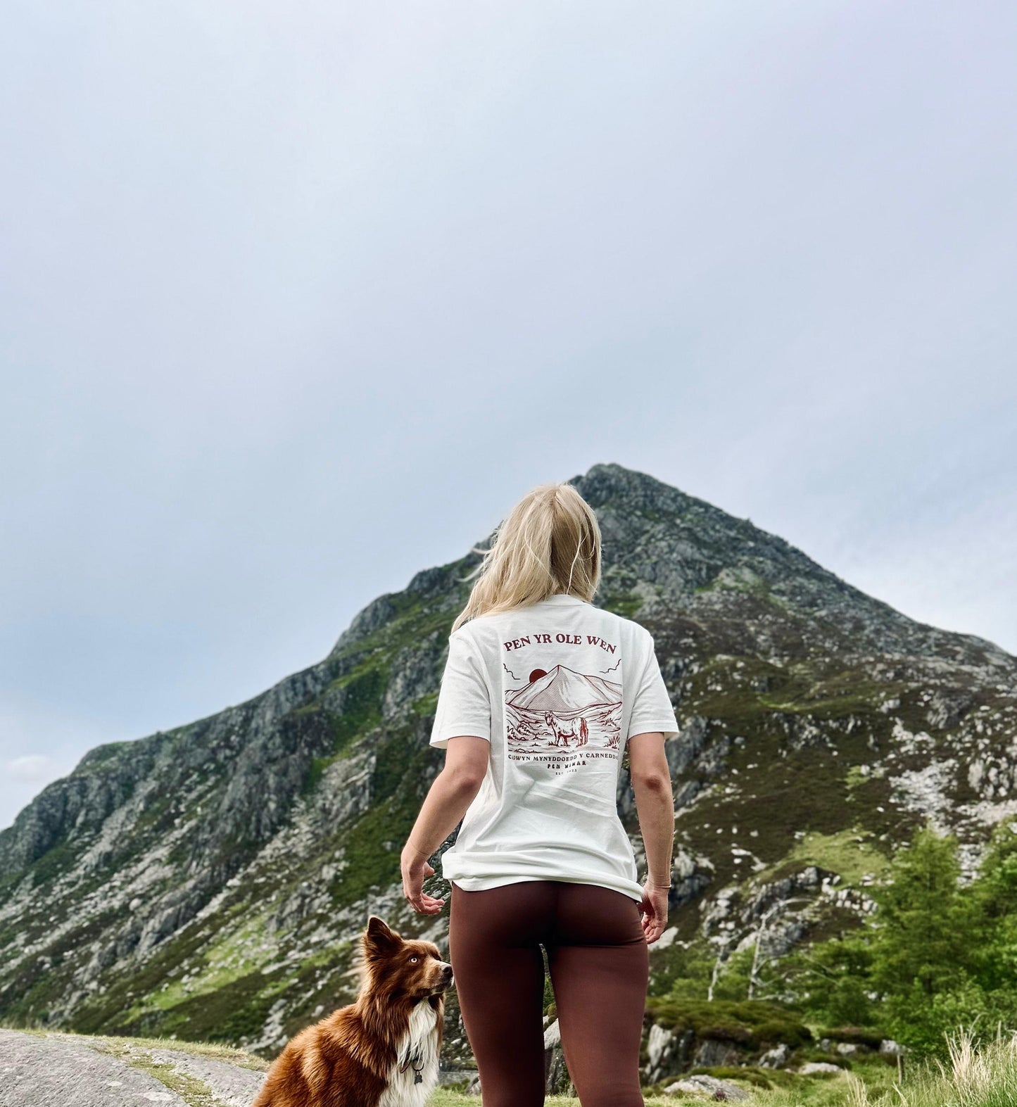 Pen yr Ole Wen Relaxed Fit Tee in Off-white