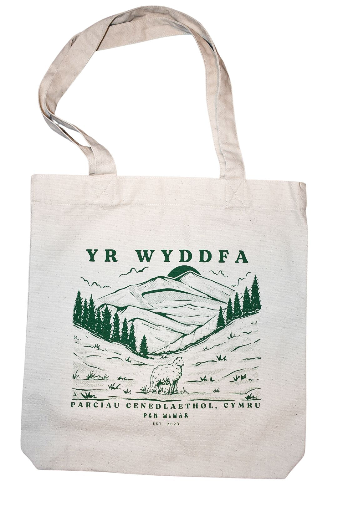 Bag Tote Yr Wyddfa- wedi'i ailgylchu