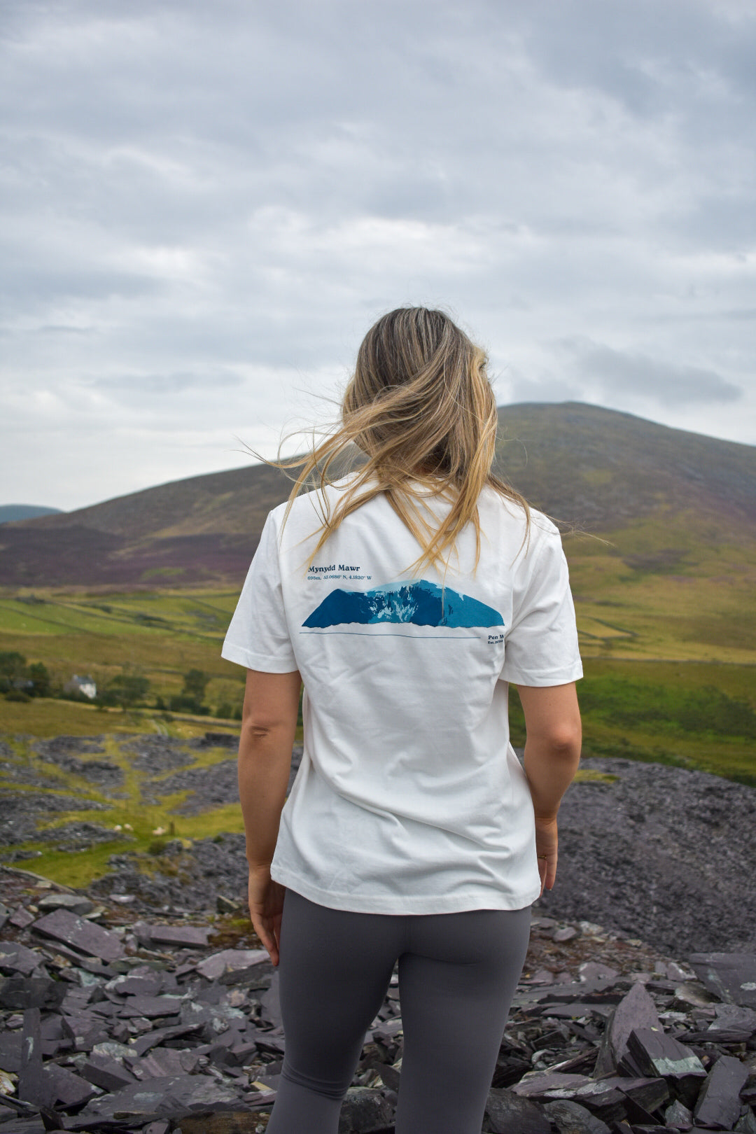 Mynydd Mawr Relaxed Fit Tee in Natural