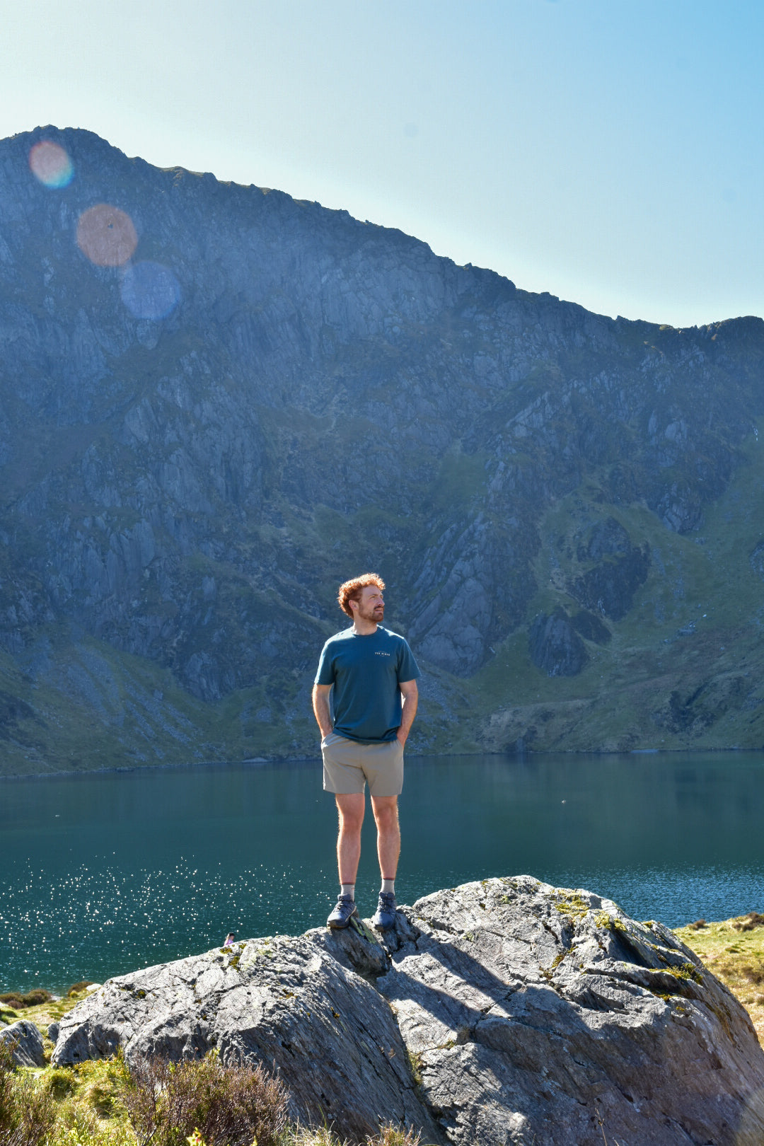 Cader Idris Relaxed fit T-shirt in Deep Blue