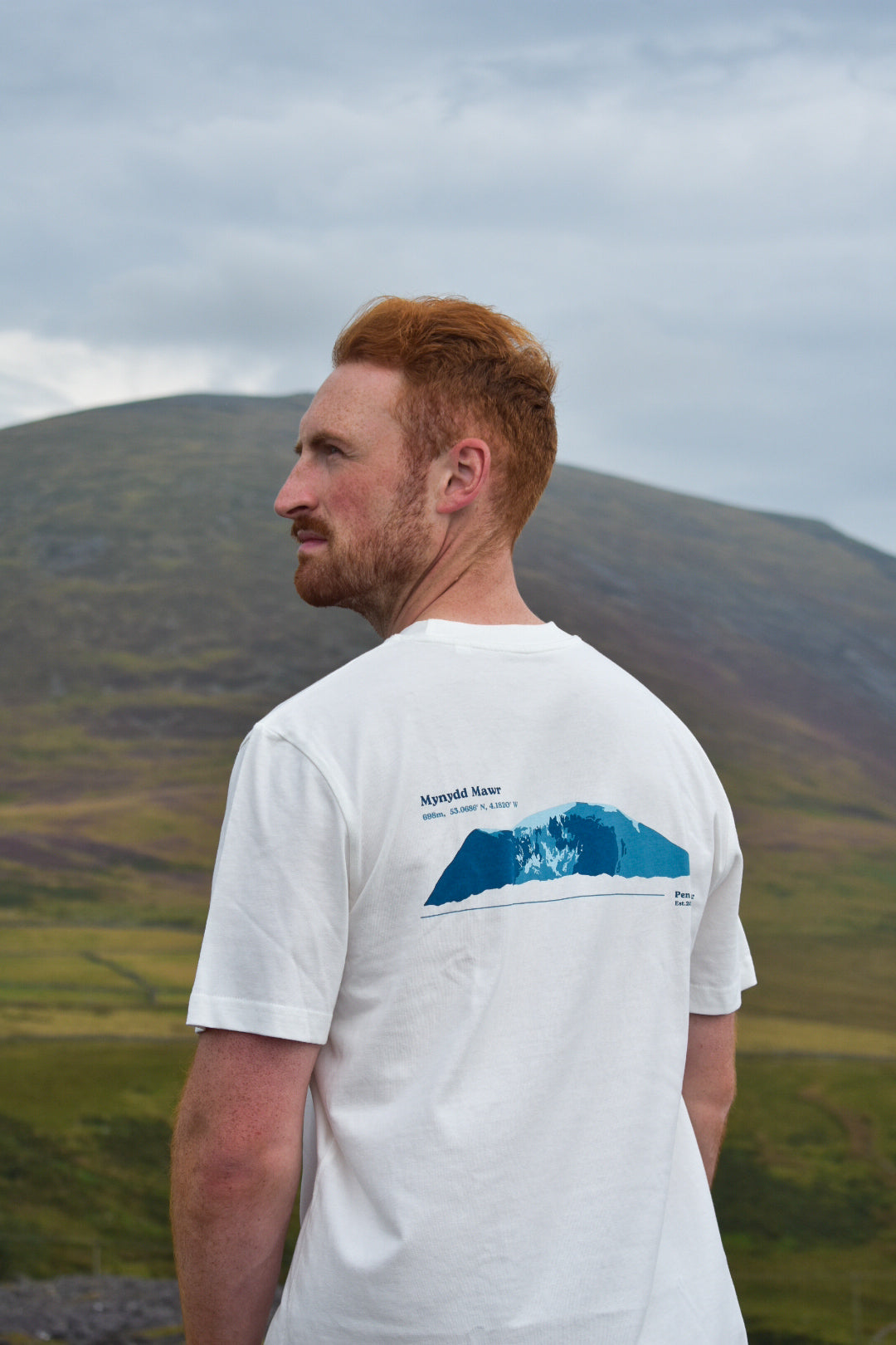 Mynydd Mawr Relaxed Fit Tee in Natural