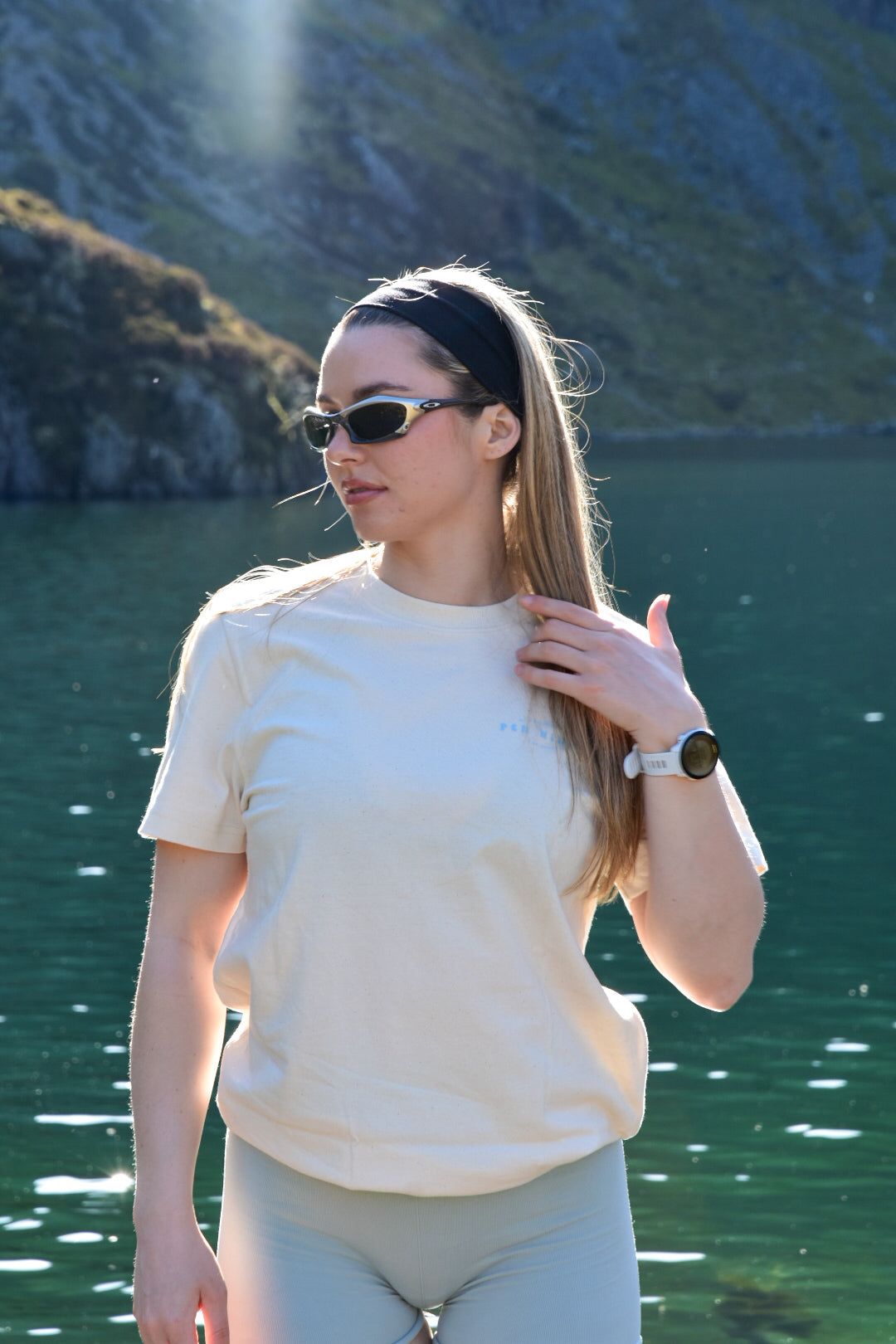 Cader Idris Relaxed fit T-shirt in Natural