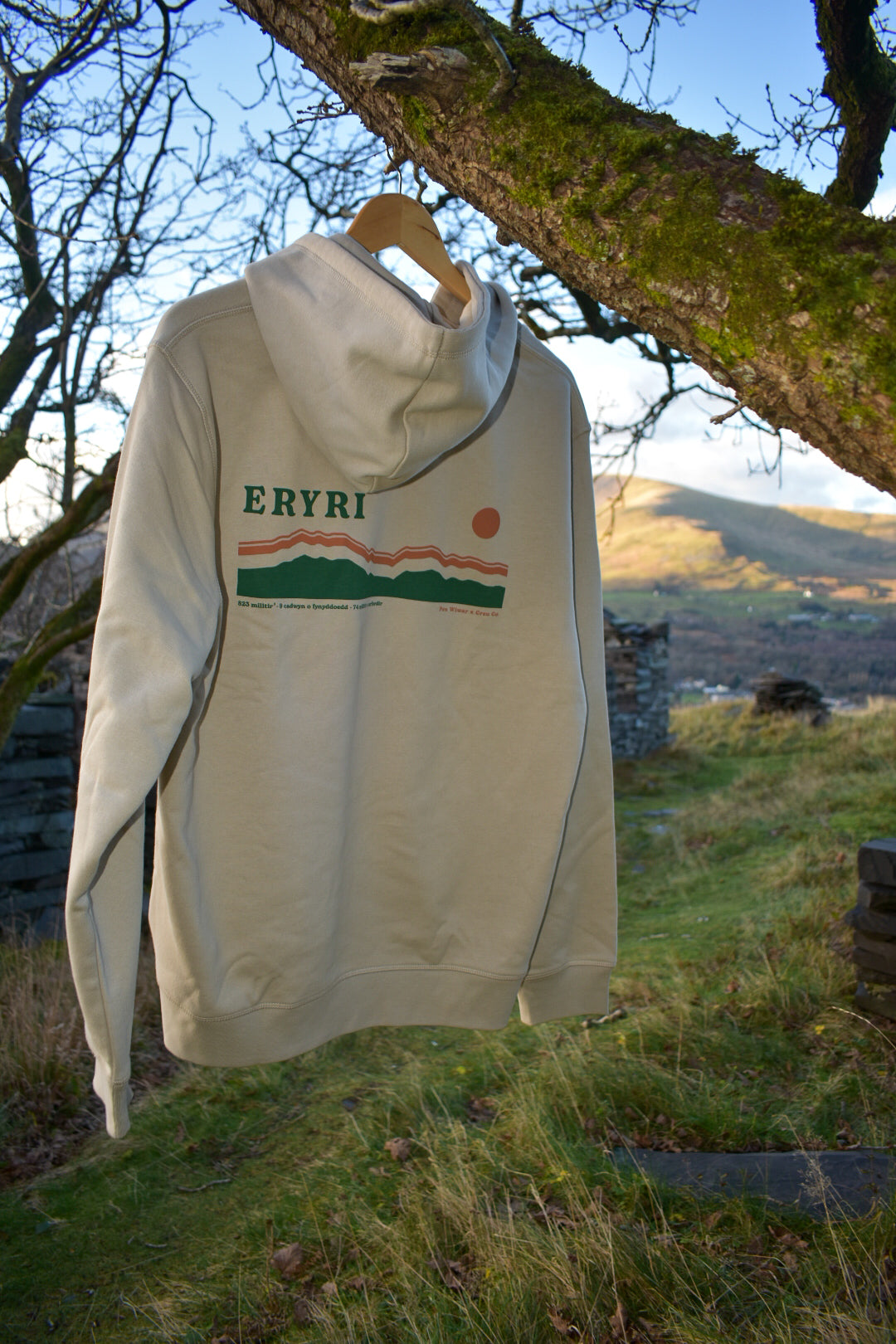 Eryri Hoodie in Sunrise Dust