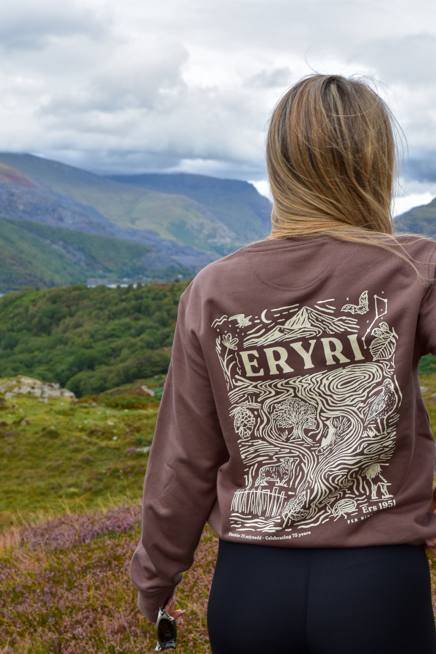 Eryri Collab 75 Sweatshirt in Mocha Brown
