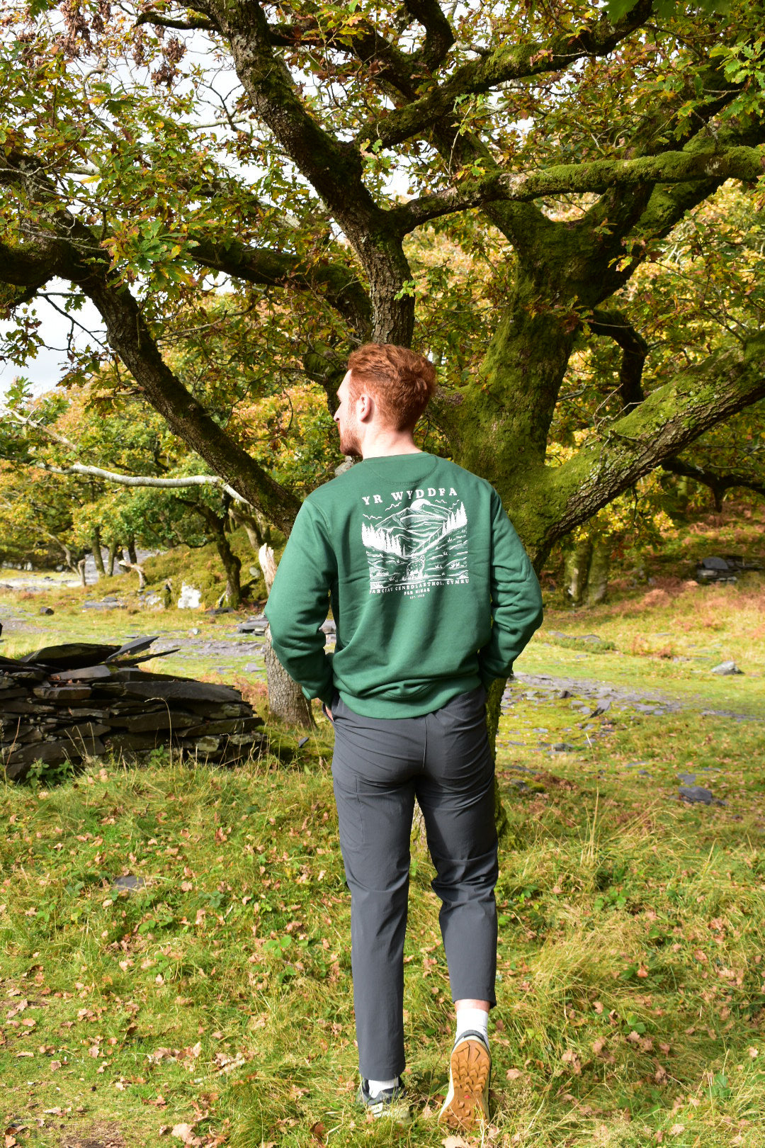 Wyddfa Sweatshirt in vintage green