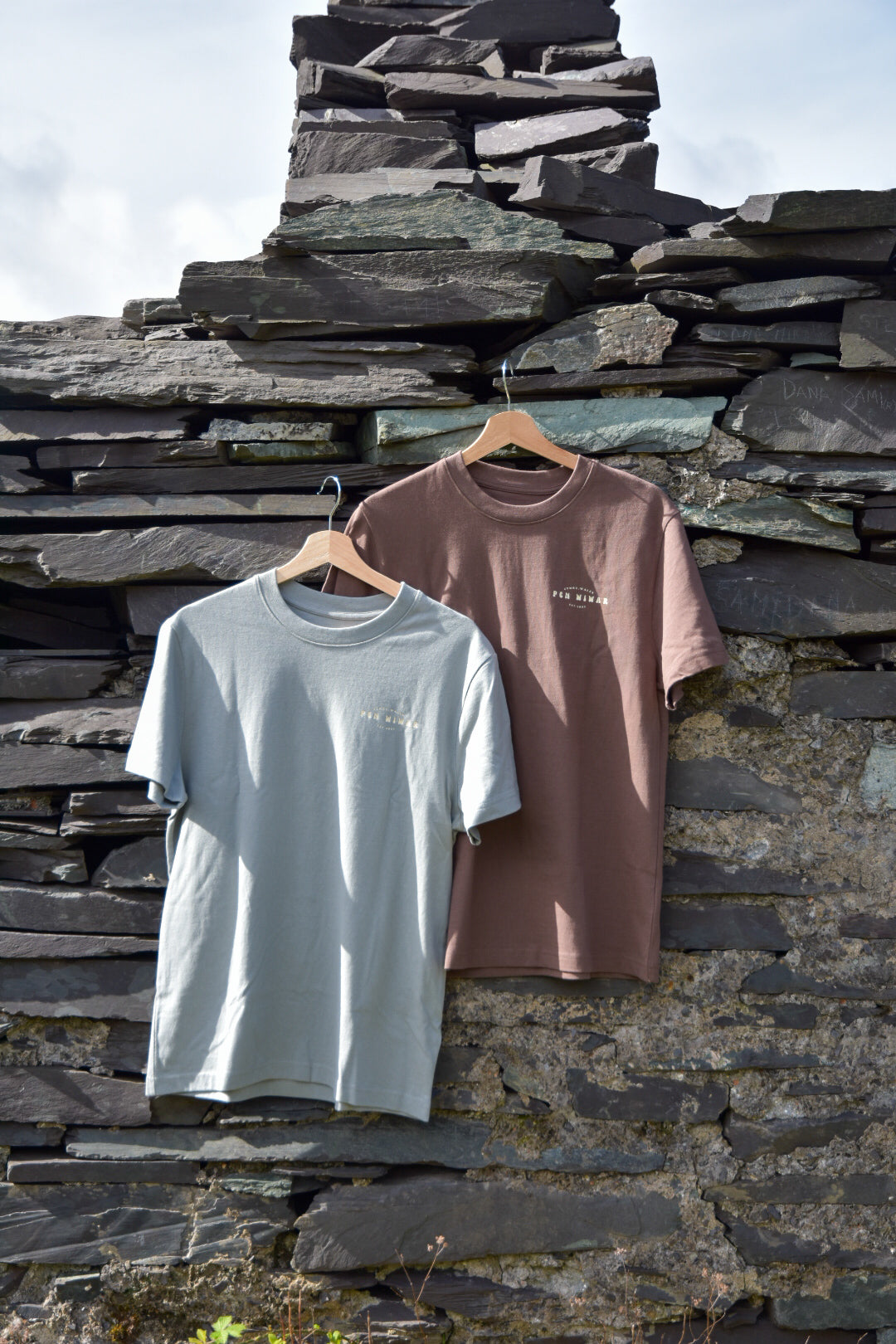 Crib Goch Relaxed fit T-shirt in Slate Grey