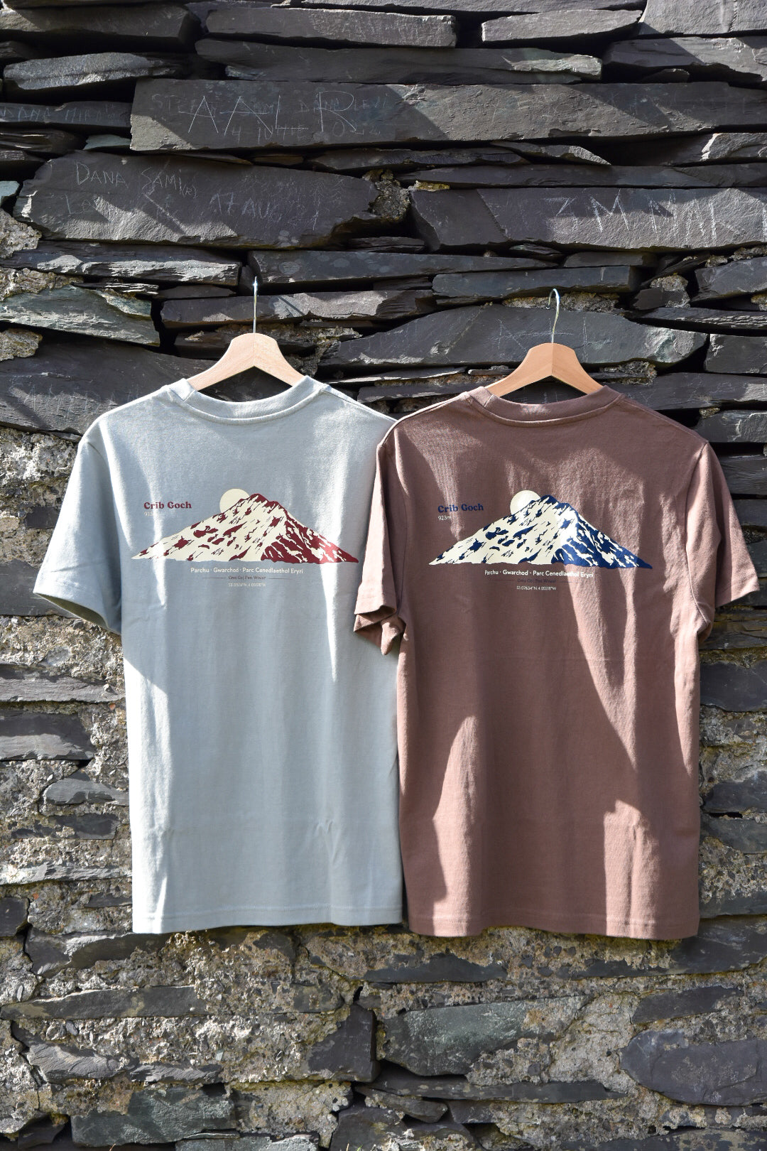 Crib Goch Relaxed fit T-shirt in Slate Grey