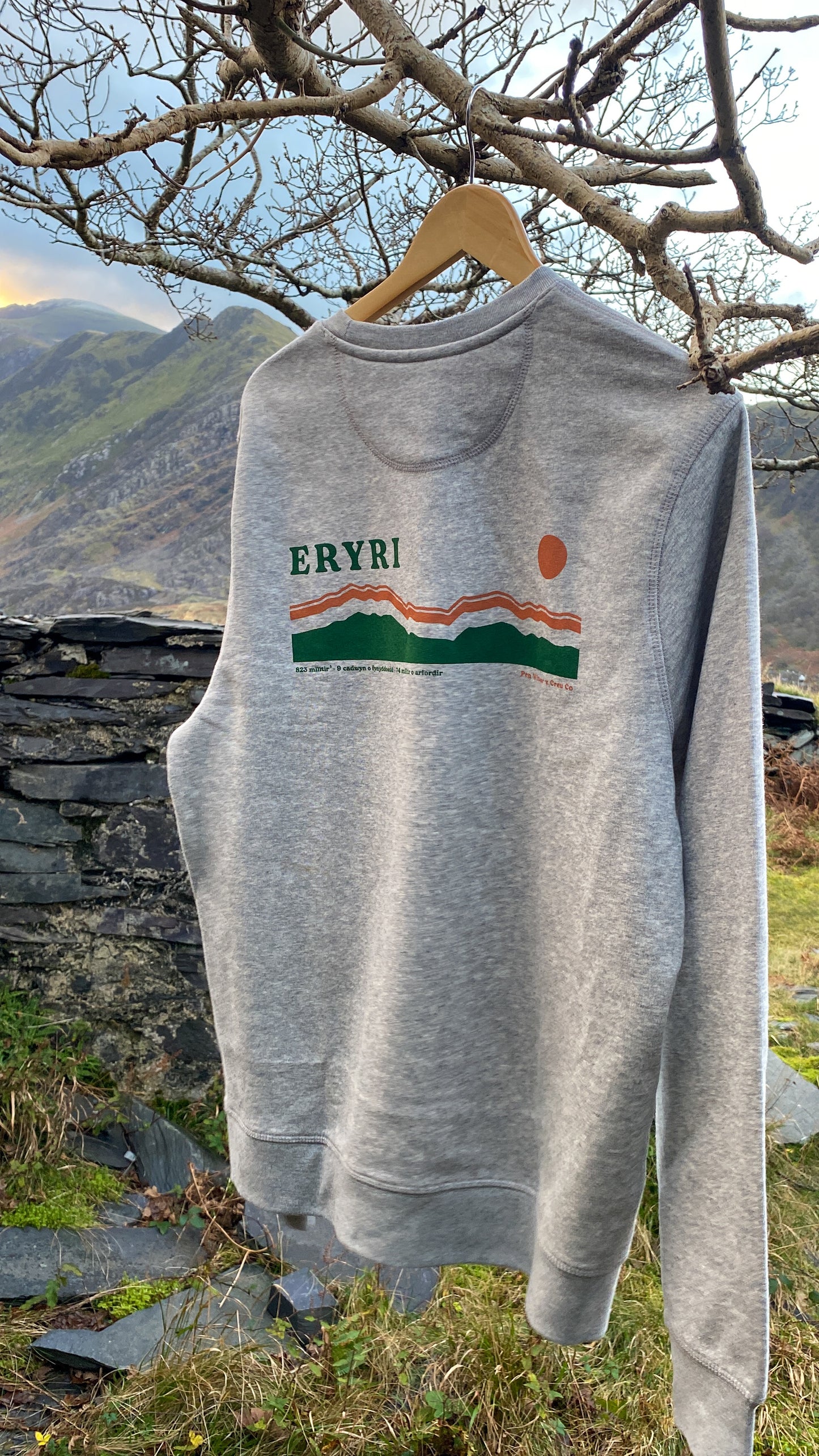 Eryri Sweatshirt in Grey