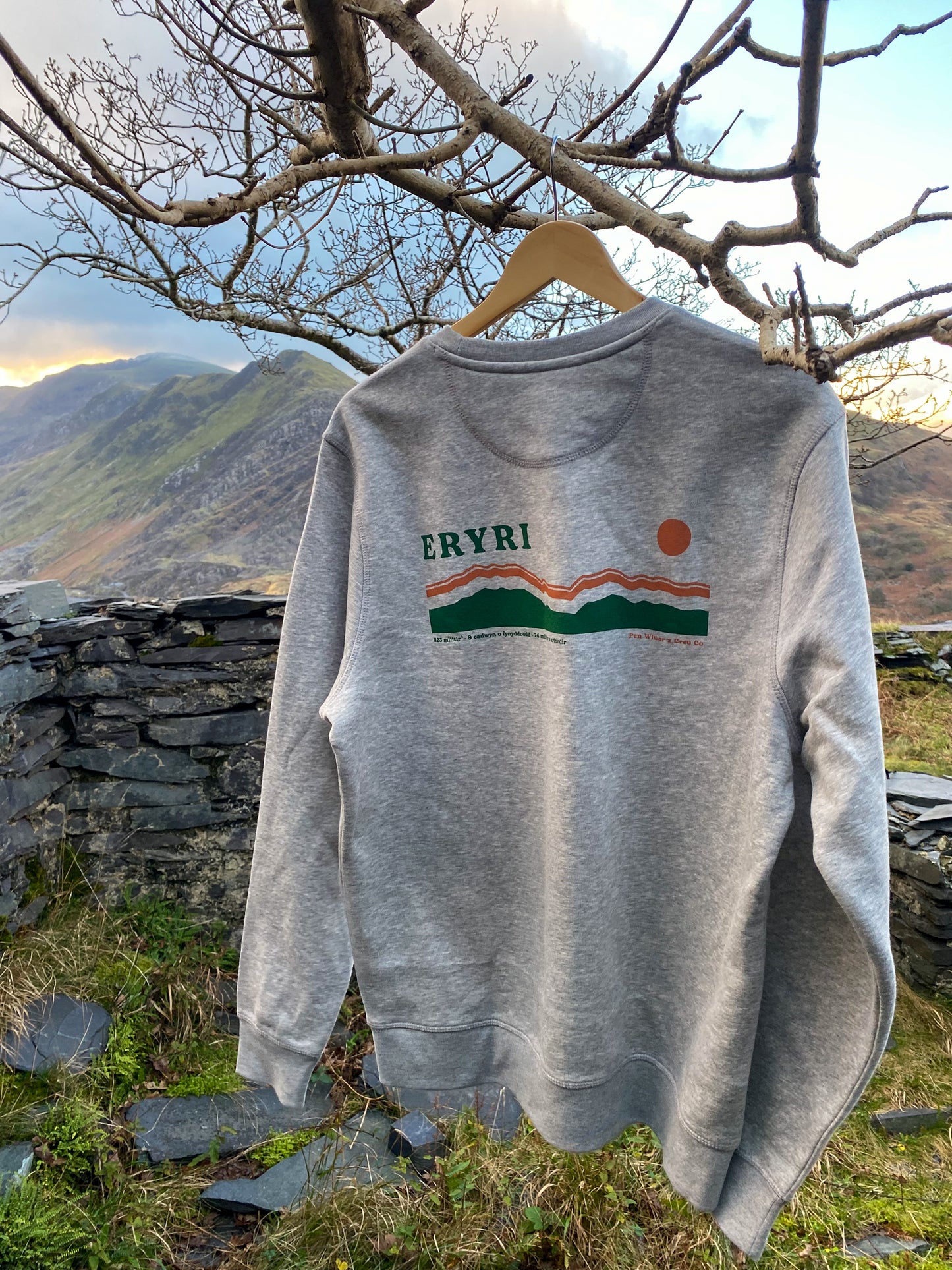 Eryri Sweatshirt in Grey