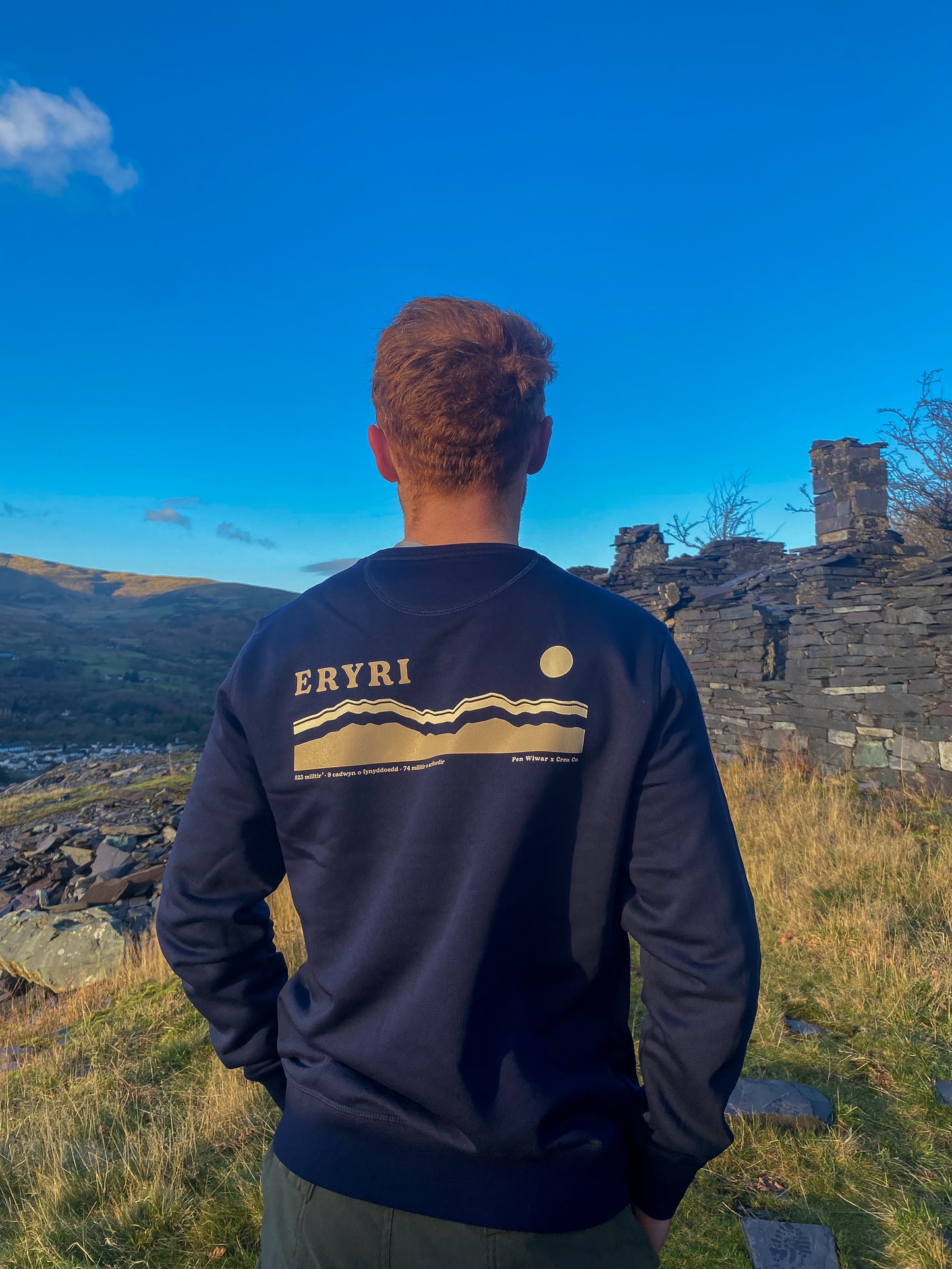 Eryri Sweatshirt in Navy