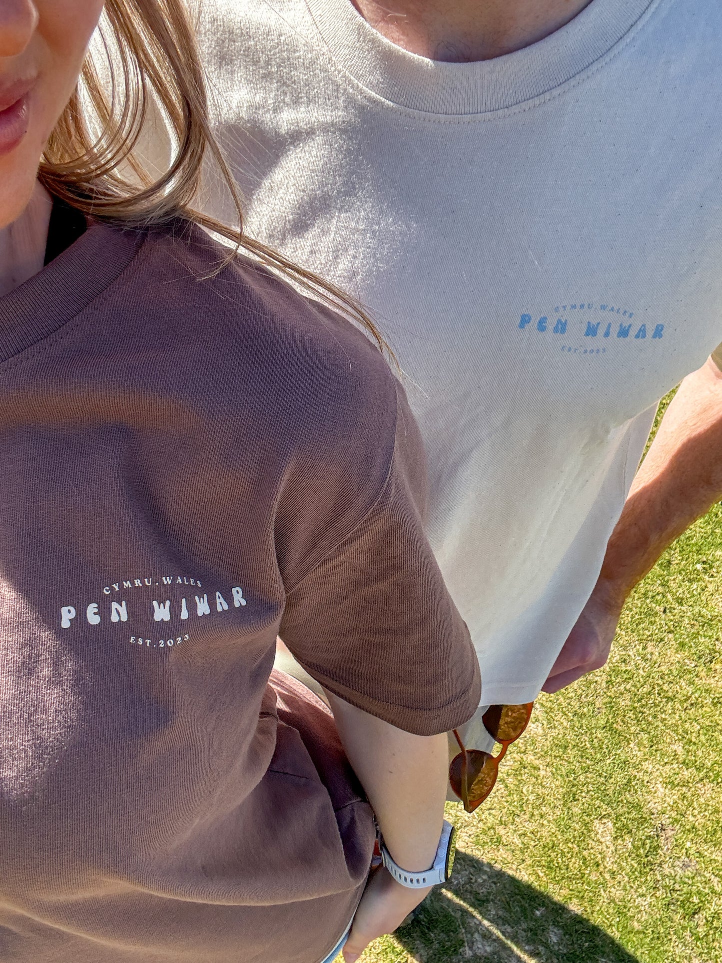 Cader Idris Relaxed fit T-shirt in Natural