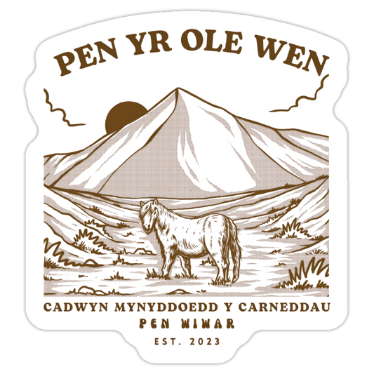 Pen yr Ole Wen sticker