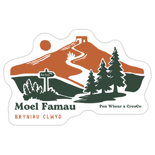 Moel Famau Sticker